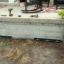 new concrete patio