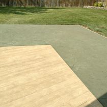 concrete patio