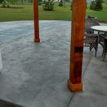 concrete patio